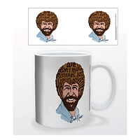 11 Oz Mug-Bob Ross-Word Hair