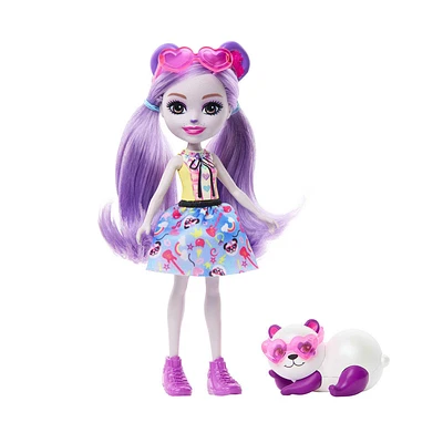 Enchantimals Dolls, Glam Party Pemma Panda Doll and Figure - R Exclusive