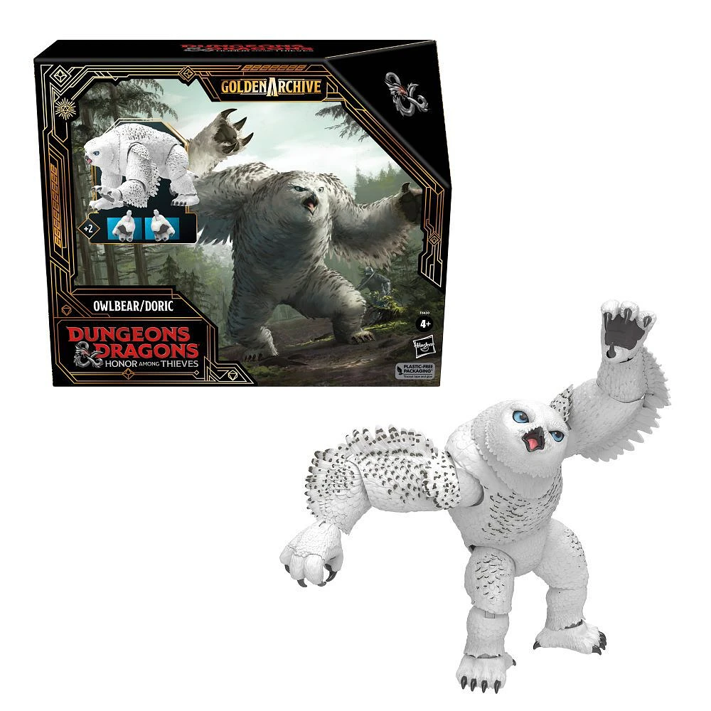 Dungeons and Dragons Honor Among Thieves Golden Archive Owlbear/Doric, 6-Inch Scale