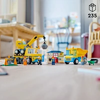 LEGO City Construction Trucks and Wrecking Ball Crane 60391 (235 Pieces)