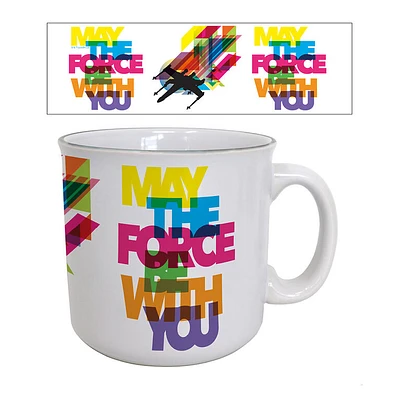 20 Oz Mug-Star Wars-May The Force