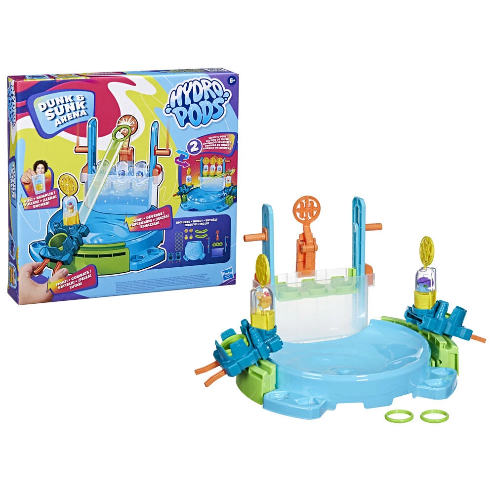 Hydro Pods Dunk & Sunk Arena, Water Activated Battle Toy