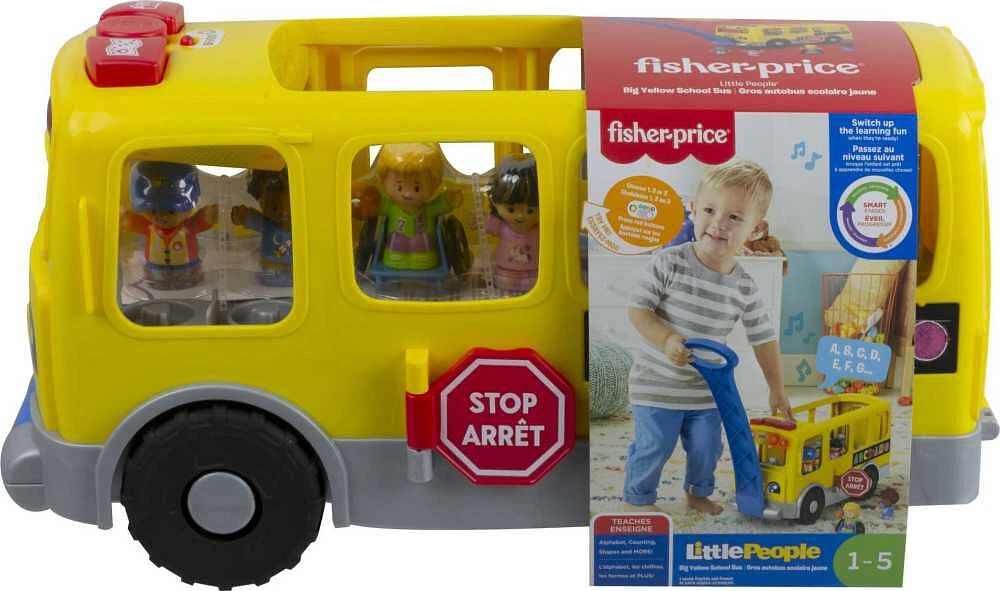 Fisher-Price - Little People - Gros autobus scolaire jaune