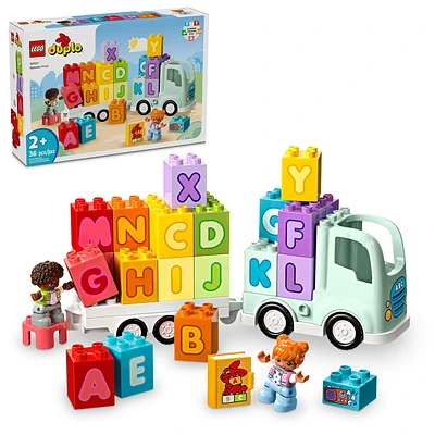 LEGO DUPLO Le camion alphabet; jeux pour enfants sur l'abc, jeux éducatifs 10421