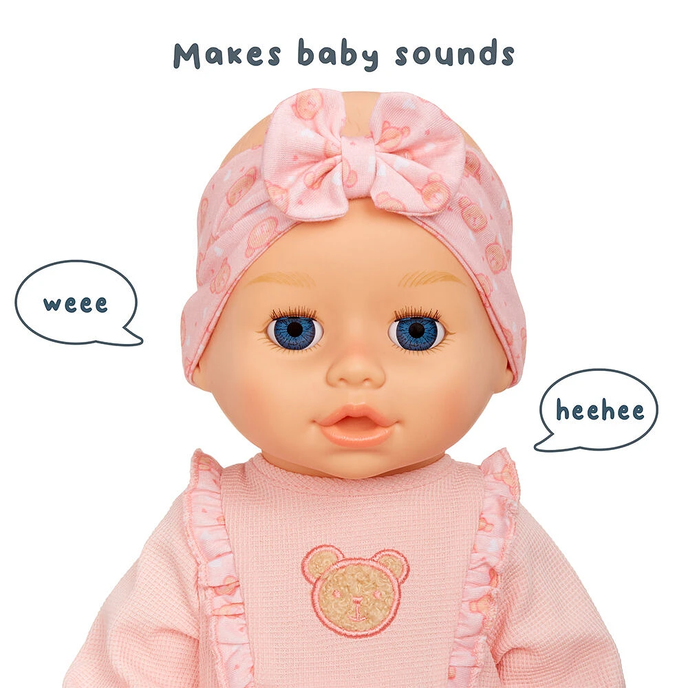 BABY born Learn to Walk Baby Doll Annabell - Blue Eyes