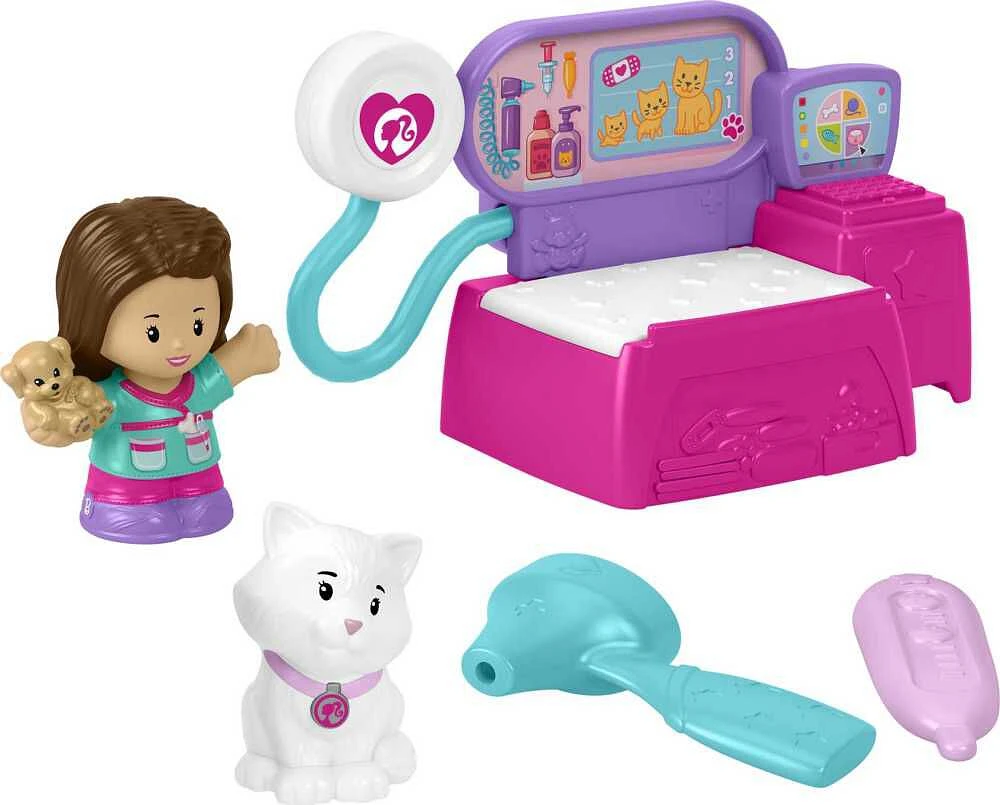 Fisher - Price Little People Barbie Coffret de jeu Vétérinaire