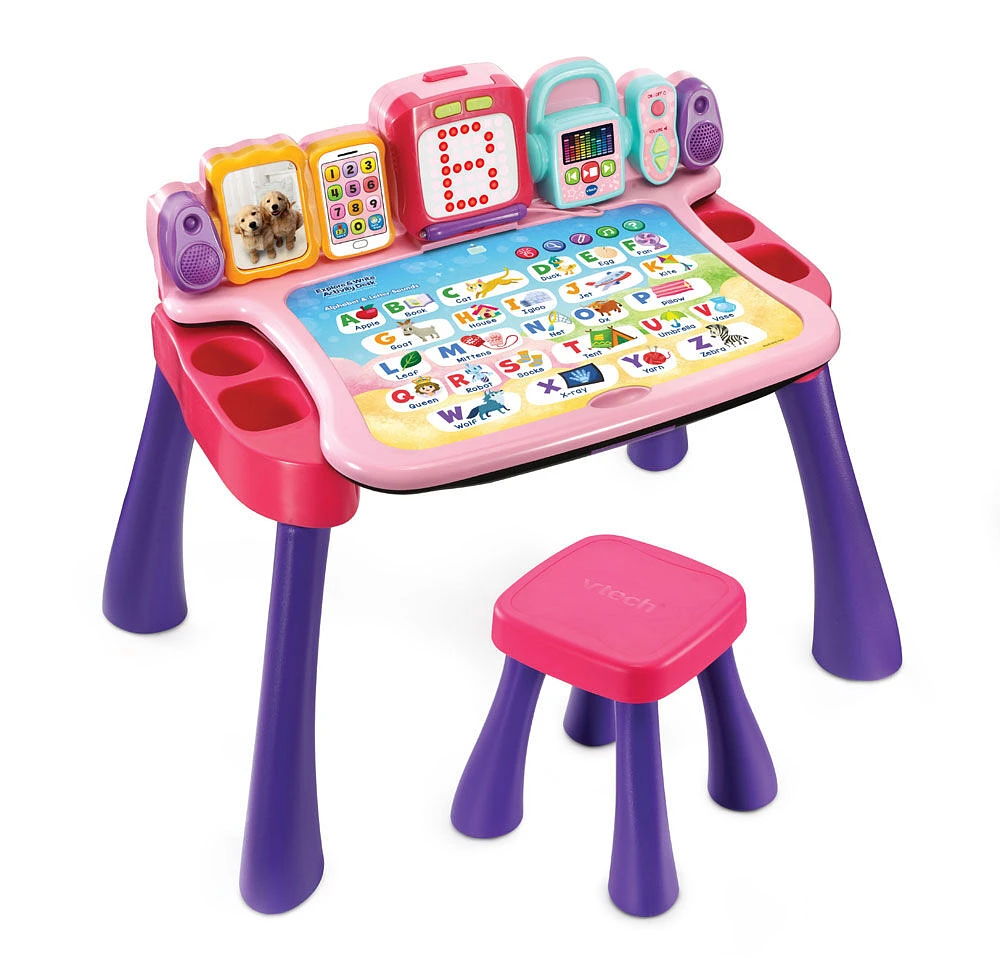 Vtech Explore and Write Activity Desk - Pink - Exclusive