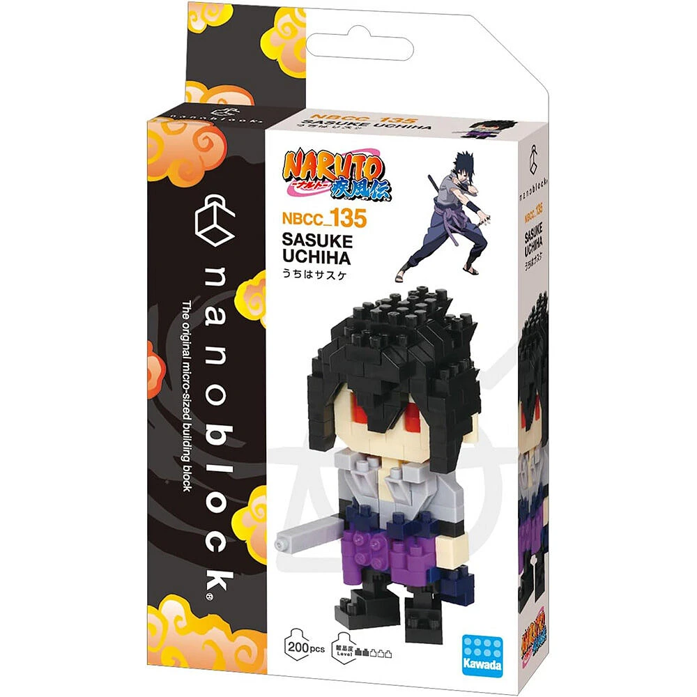 Nanoblock - Sasuke Uchiha - Black - Small