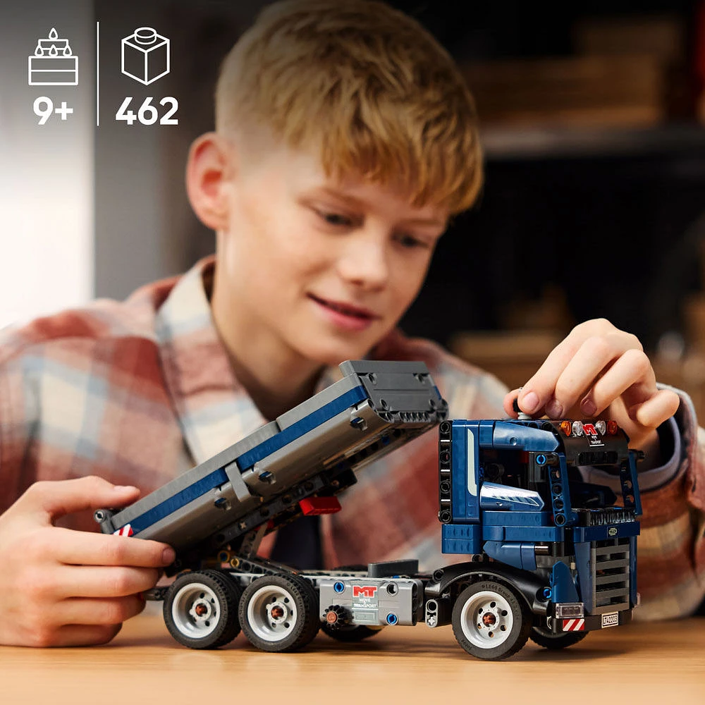 LEGO Technic Tipping Dump Truck Building Set - Construction Toy for Kids, Boys and Girls, Ages 9+ - 42203