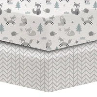 Koala Baby 2 pack Flannel Bassinet Sheet Fox