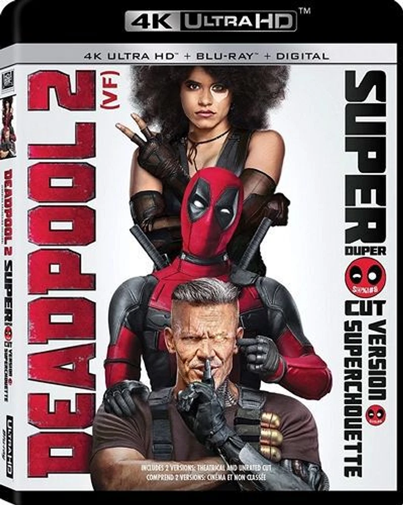 Deadpool 2 (Bilingual) [4K Blu-ray + Digital Copy]