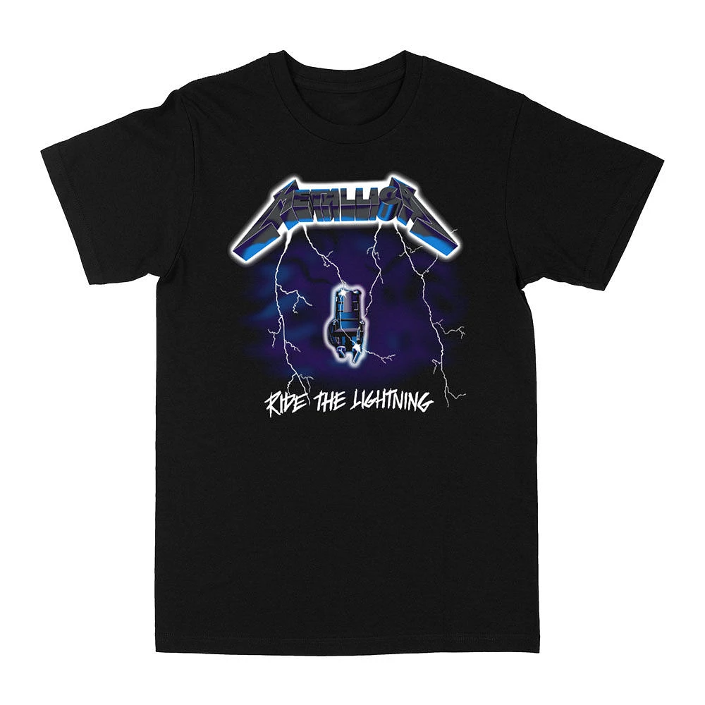 Metallica- Lightning- Black T-Shirt