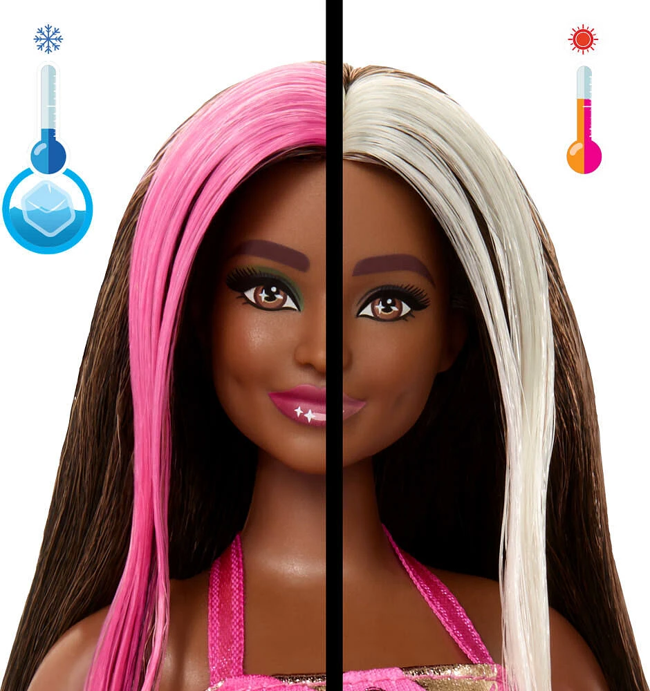 Barbie Party Unboxed Pet Birthday Series Doll & Accessories, Shimmerin' Hearts Set with 10 Surprises