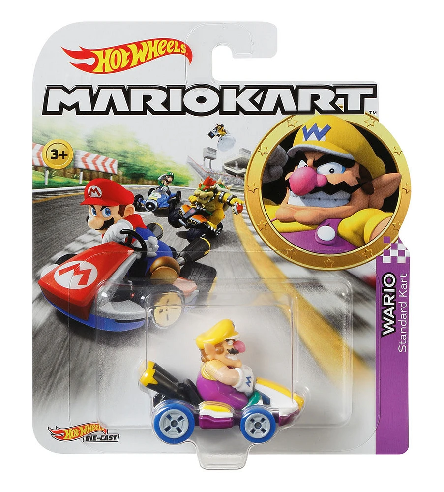 Hot Wheels Mario Kart Wario Standard Kart