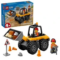 LEGO City Yellow Construction Wheel Loader Building Sensory Toy - Construction Toy for Toddlers - 60450