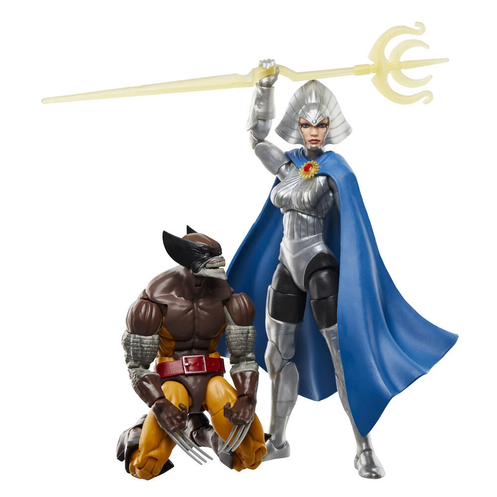 Marvel Legends Series Wolverine and Lilandra Neramani Action Figures