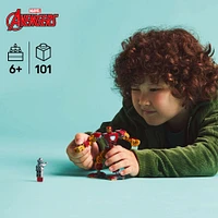 LEGO Marvel Le robot d'Iron Man contre Ultron, Jouet de figurines de superhéros à construire 76307