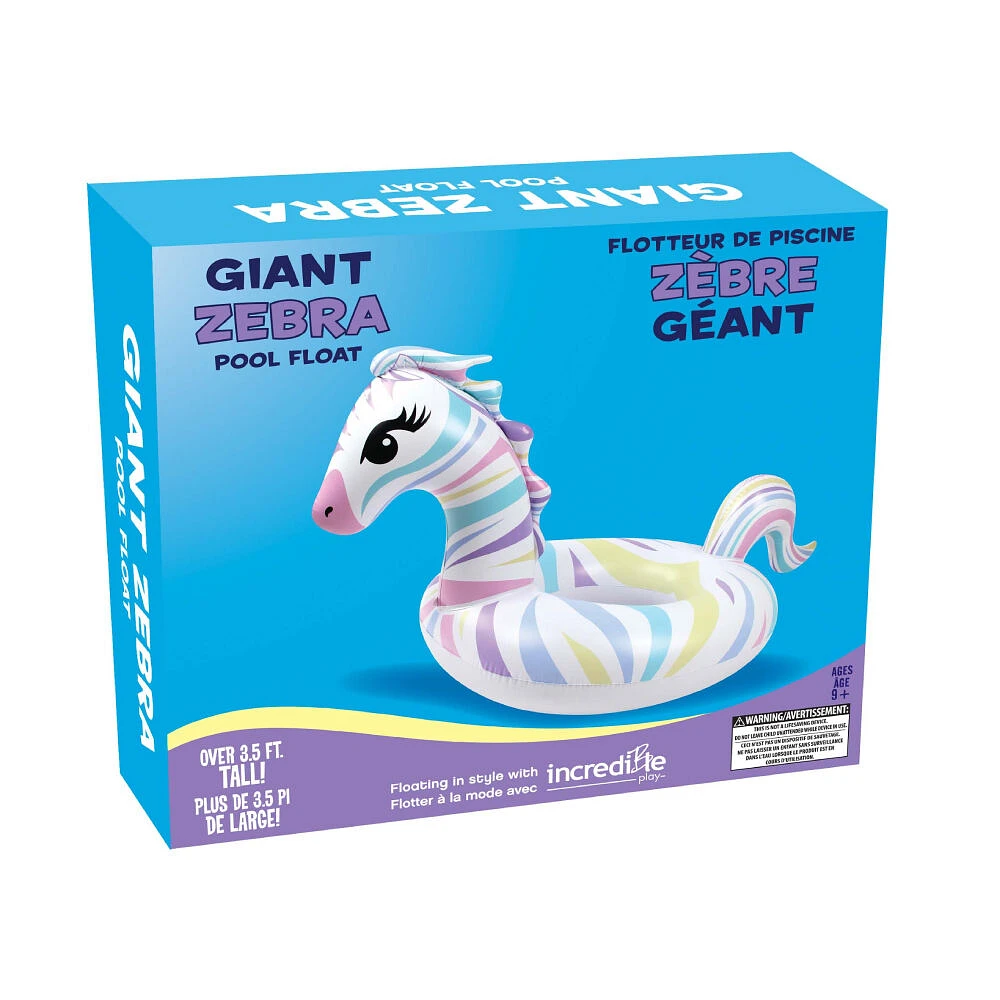 Giant Zebra Pool Float