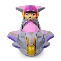 PAW Patrol Jungle Pups, Skye Falcon Vehicle, Toy Jet with Collectible Action Figure