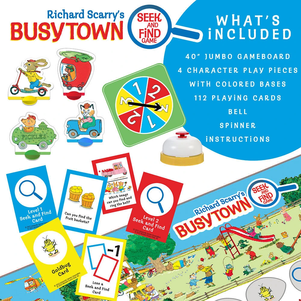 Jeu Cherche Et Trouve Richard Scarry Busytown - Édition anglaise
