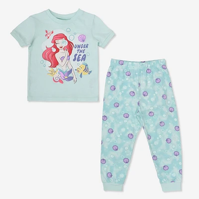 Ariel 2 Piece PJ Set Aqua