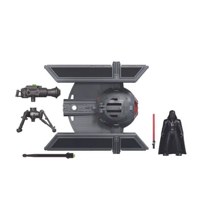 Star Wars Mission Fleet Stellar Class Darth Vader TIE Advanced 2.5-Inch-Scale Figure and Vehicle