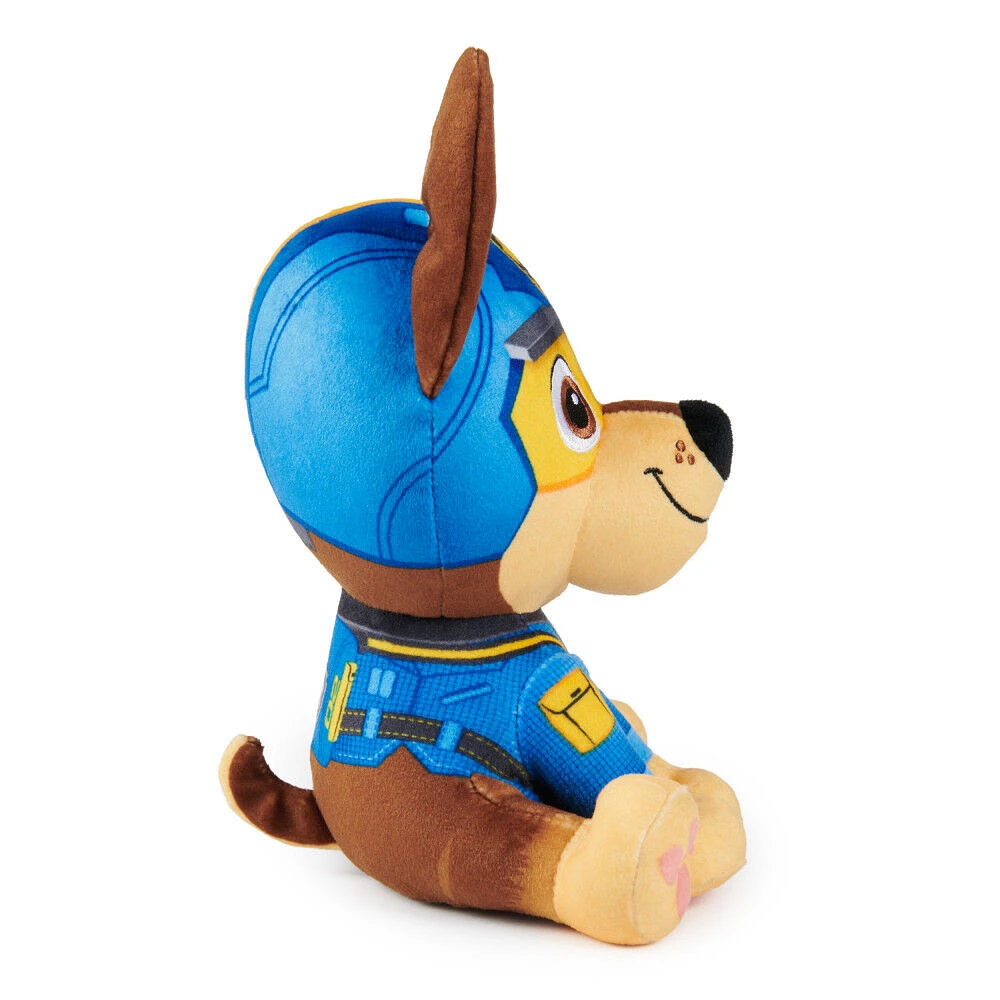 PAW Patrol Jungle Pups, Peluche Chase de 20,3 cm, animal en peluche