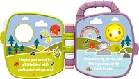 Fisher-Price Livre Interactif Singe Violet, avec lumières et sons - Édition anglaise