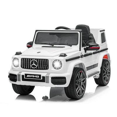 Voltz Toys Mercedes-Benz AMG G63 avec télécommande, blanc