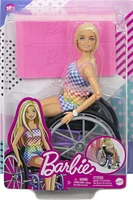 Barbie- Fashionistas- Poupée, fauteuil roulant et rampe