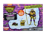 Les Tortues Ninja Mutantes: Mutant Mayhem Making of a Turtle 3Pk Figure Donatello Bundle - R Exclusive