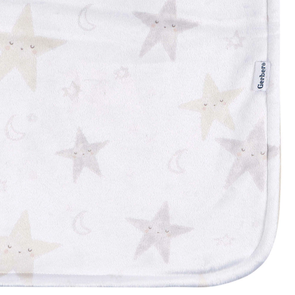 Gerber Childrenswear - 2ply Plush Blanket - Celestial - Stars