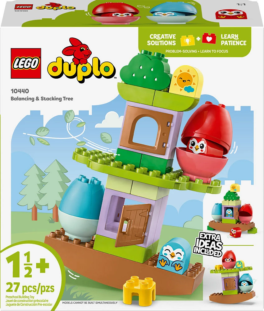 LEGO DUPLO Mon premier arbre d'équilibrage et d'empilage Jouet éducatif, Ensemble de construction pour un jeu créatif 10440