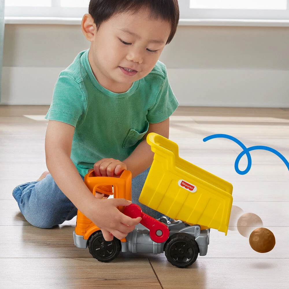 Fisher-Price  Little People  Camion à benne Travail en équipe - Édition anglaise