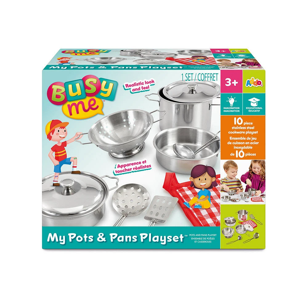 Busy Me My Pots and Pans Playset - Notre exclusivité