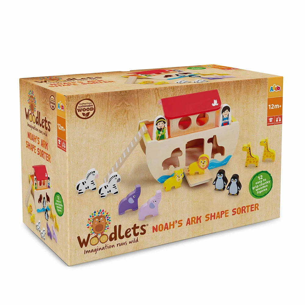 Woodlets Noah's Ark Shape Sorter - R Exclusive