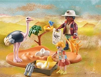 Playmobil - Wiltopia - Explorateurs et nid d'autruche