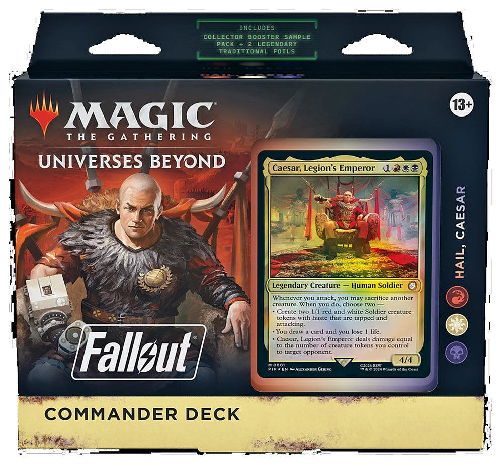 Magic The Gathering: "Fallout" Commander Deck - 1 per order, colour may vary (Each sold separately, selected at Random)