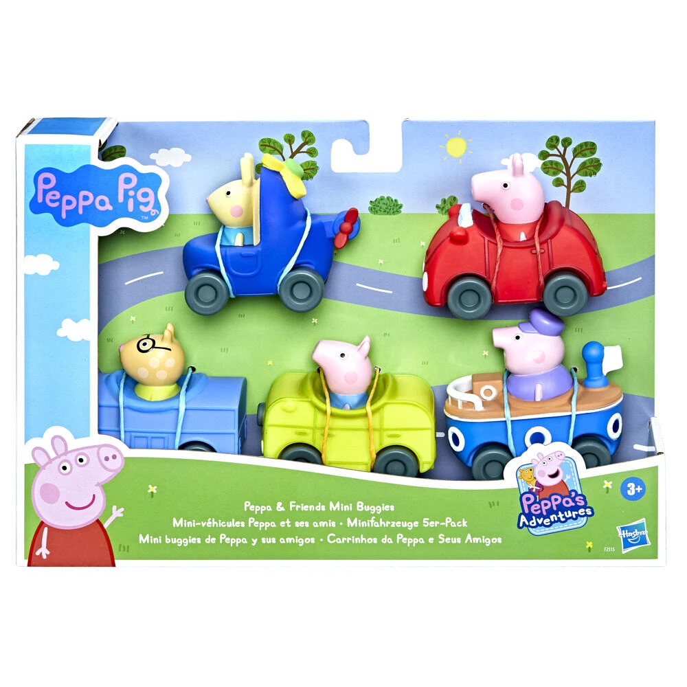 Peppa Pig Peppa's Adventures, Mini-véhicules Peppa et ses amis, jouet préscolaire - Notre exclusivité