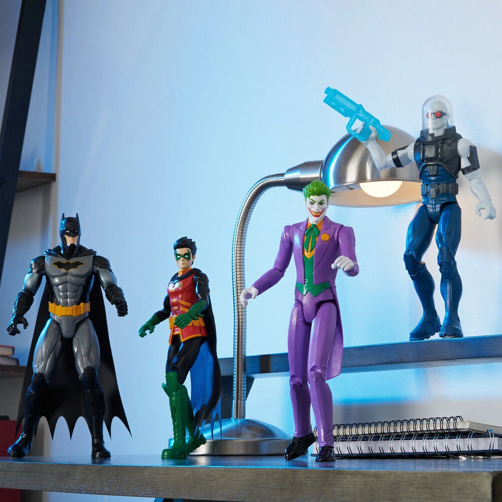 DC Comics, Batman and Robin vs. The Joker and Mr. Freeze, 12-inch Action Figures