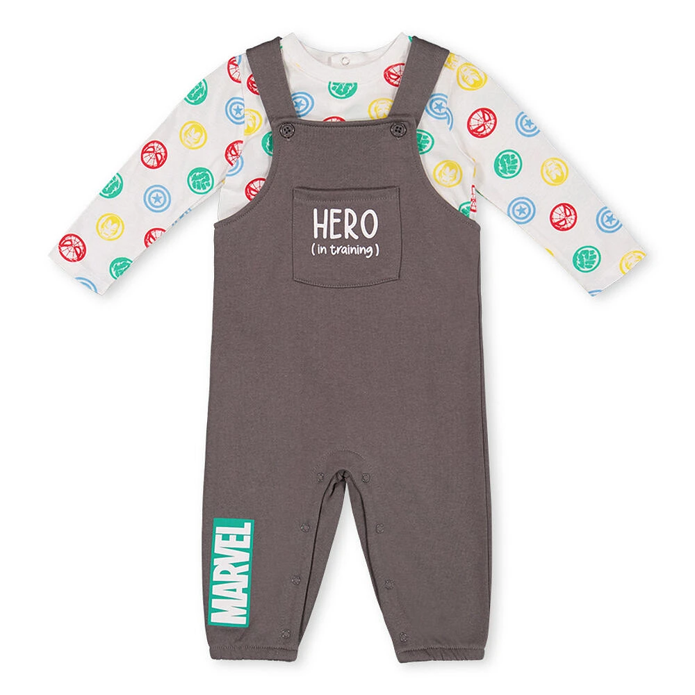 Avengers Overall Set Charcoal