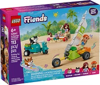 LEGO Friends Surfing Dogs and Scooter Adventure - Building Toy Pretend Play Set - with 2 Minidolls - 42641