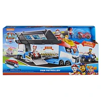 PAW Patrol, Transforming PAW Patroller with Dual Vehicle Launchers, Ryder Action Figure and ATV Toy Car