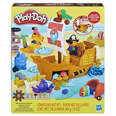 Play-Doh Le bateau pirate, jouets de pirate avec pâte à modeler pour enfants - Notre exclusivité