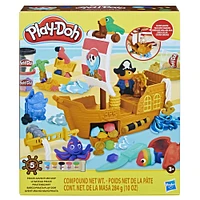 Play-Doh Le bateau pirate, jouets de pirate avec pâte à modeler pour enfants - Notre exclusivité