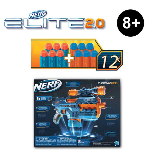 Nerf Fortnite SMG-Zesty Elite Dart Blaster -- Removable Stock, Barrel and  10-Dart Clip, 10 Nerf Elite Darts - Nerf