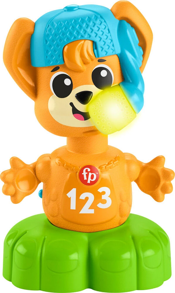 Fisher-Price Link Squad Opposites Fox Baby Learning Toy with Music & Lights - English Edition