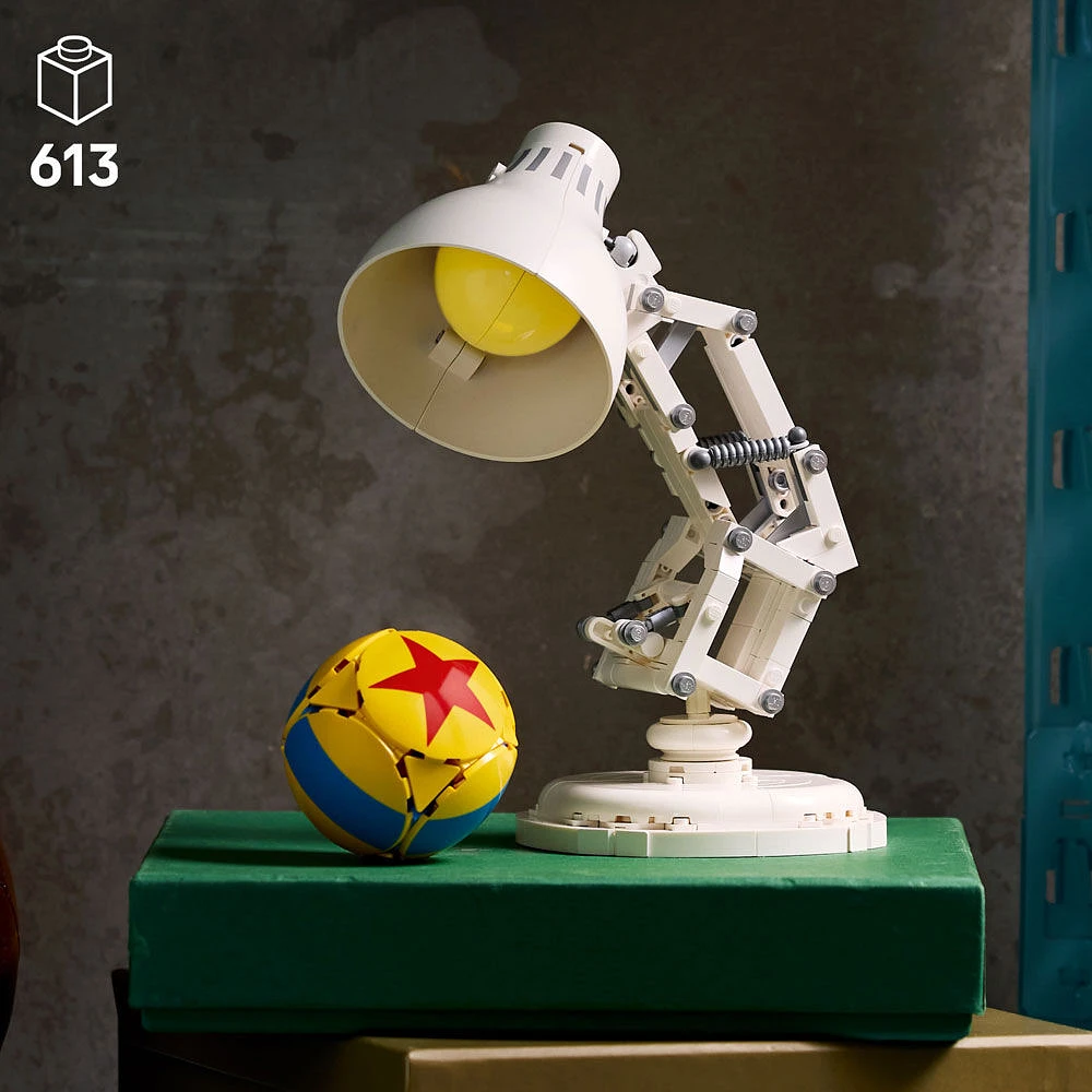 LEGO Ideas Disney Pixar Luxo Jr. Room Decor - Collectible Building Set for Adults 18+ - 21357
