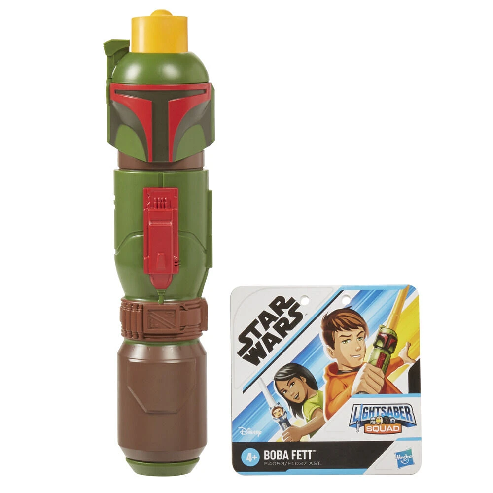 Star Wars Lightsaber Squad Boba Fett Extendable Yellow Lightsaber Role Play