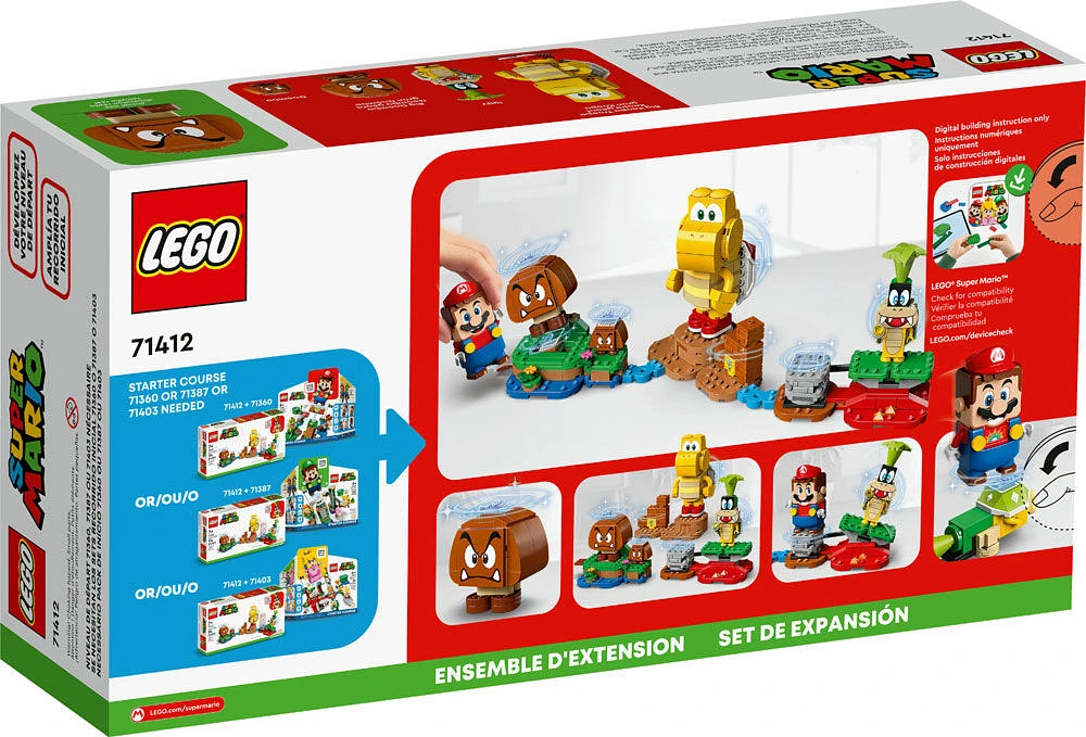 LEGO Super Mario Ensemble d'extension La grande méchante île 71412 Ensemble de construction (354 pièces)